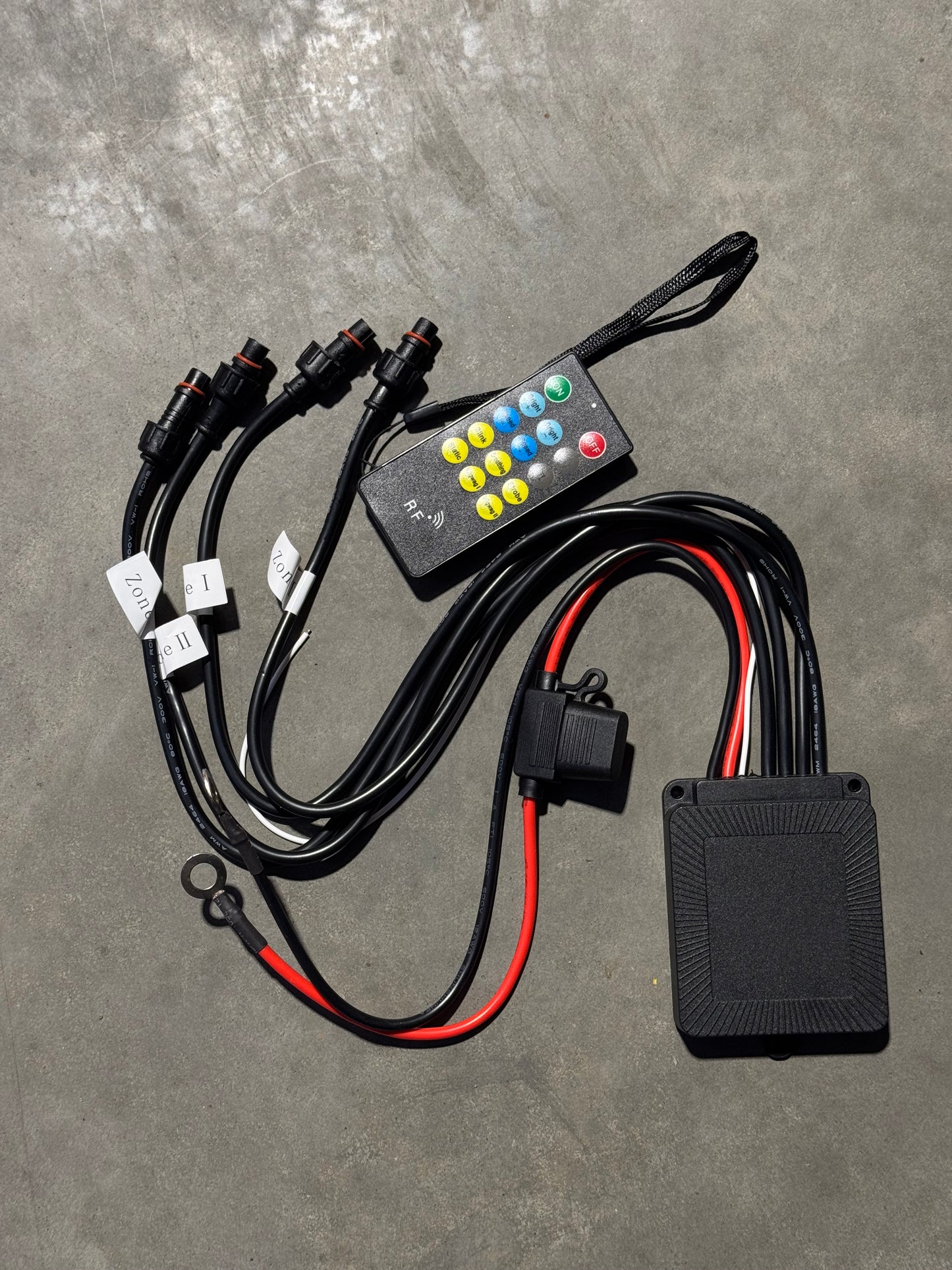 17" Dual 2 Row White Wheel Lights