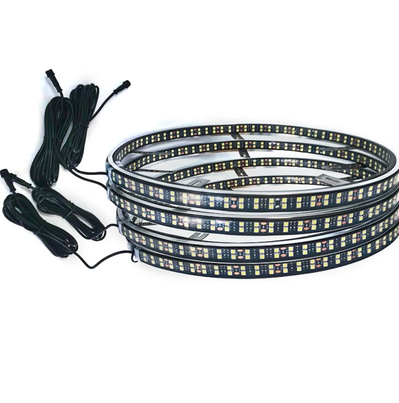 17" Dual 2 Row White Wheel Lights